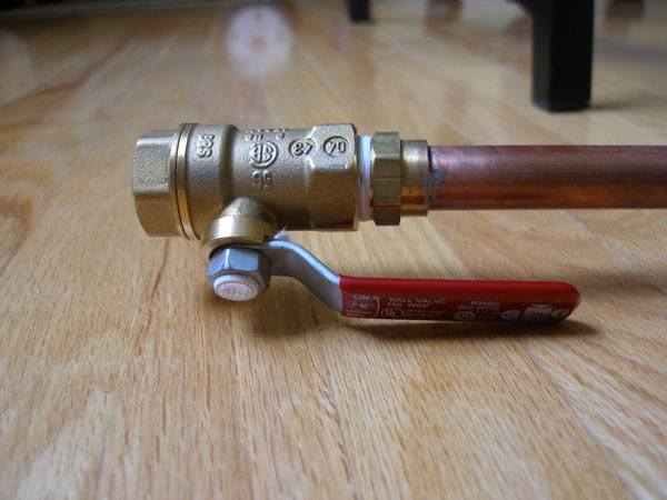 Soldered ball valve - Second view