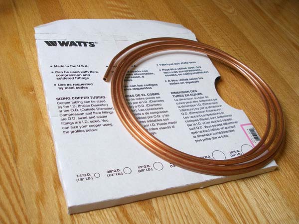 Copper tubing