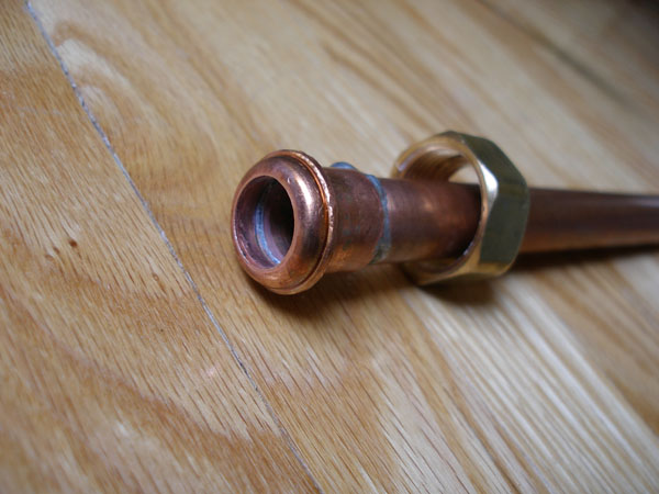 Other half of soldered coupling